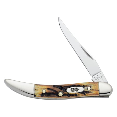 Case Cutlery 2023 Case Genuine Stag Small Texas Toothpick 510096 Ss CAS-05532